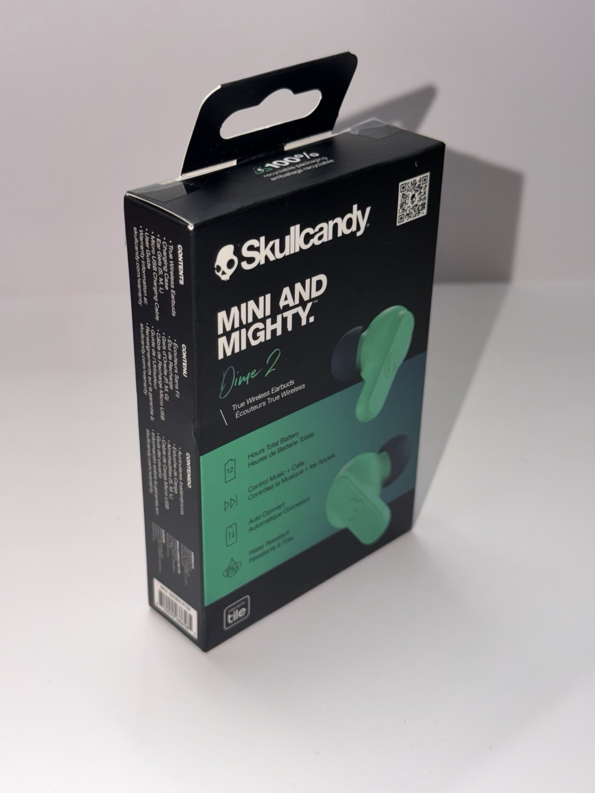 Skullcandy Dime 2 True Wireless Earbuds Bluetooth, Noise-Cancelling Water resist