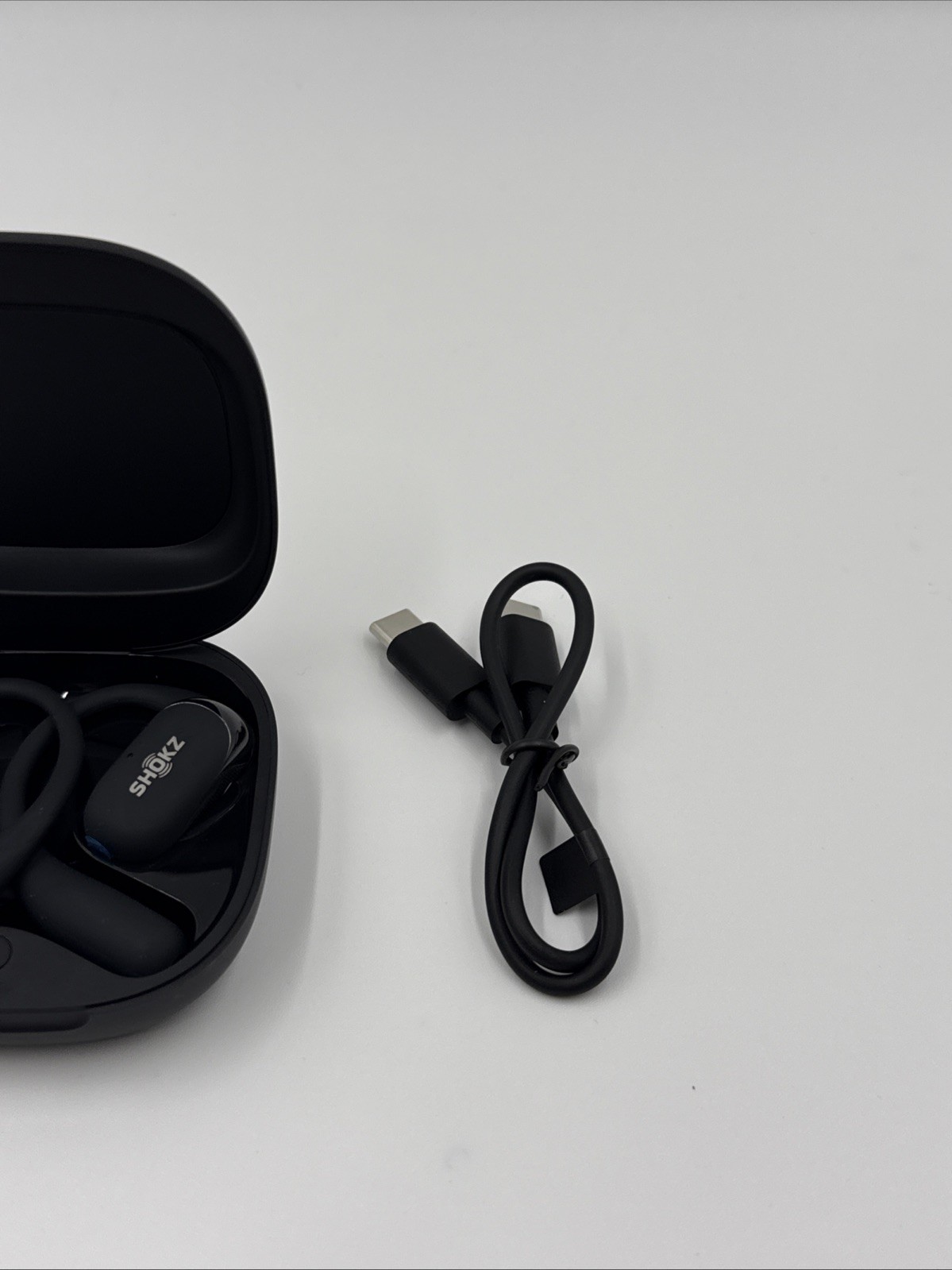 Shokz OpenFit 2 True Wireless Open-Ear Earphones – Black T920 New