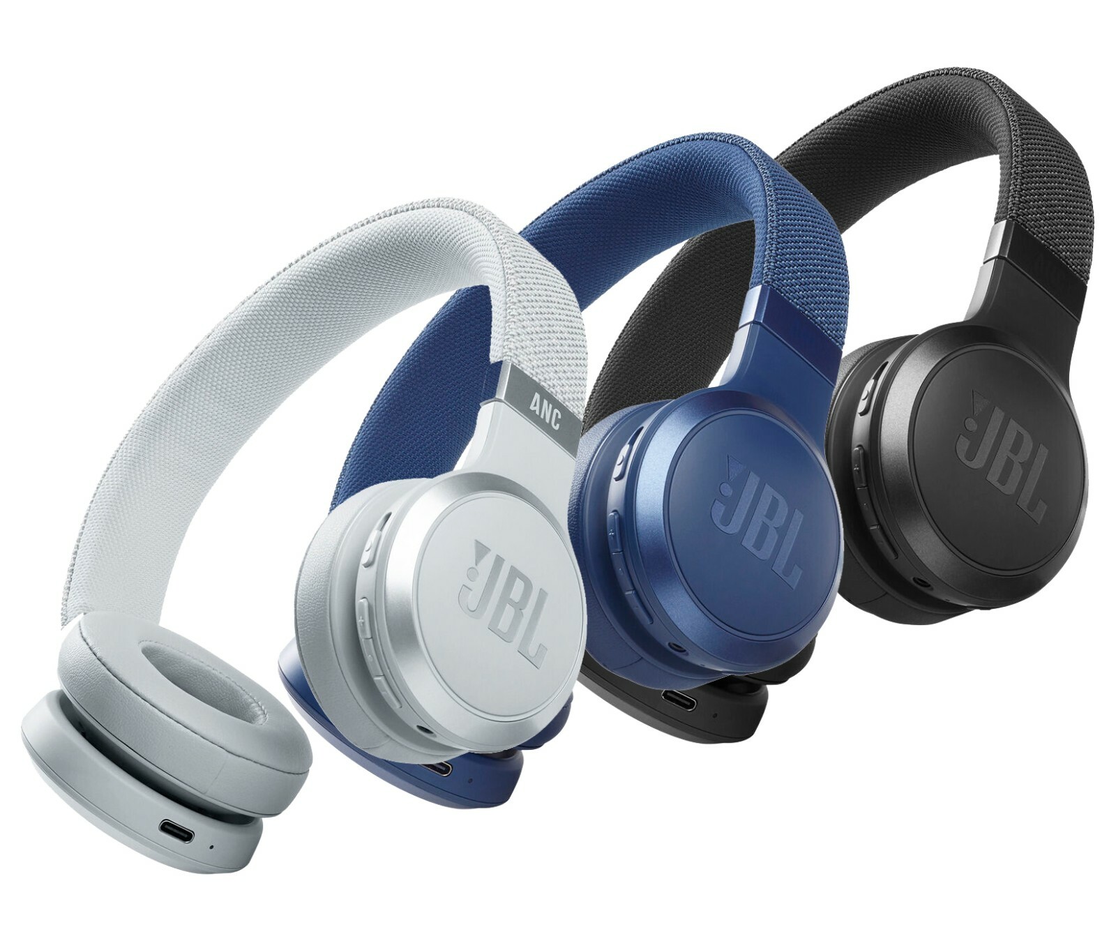JBL Live 460NC Noise-Canceling Wireless Bluetooth On-Ear Headphones