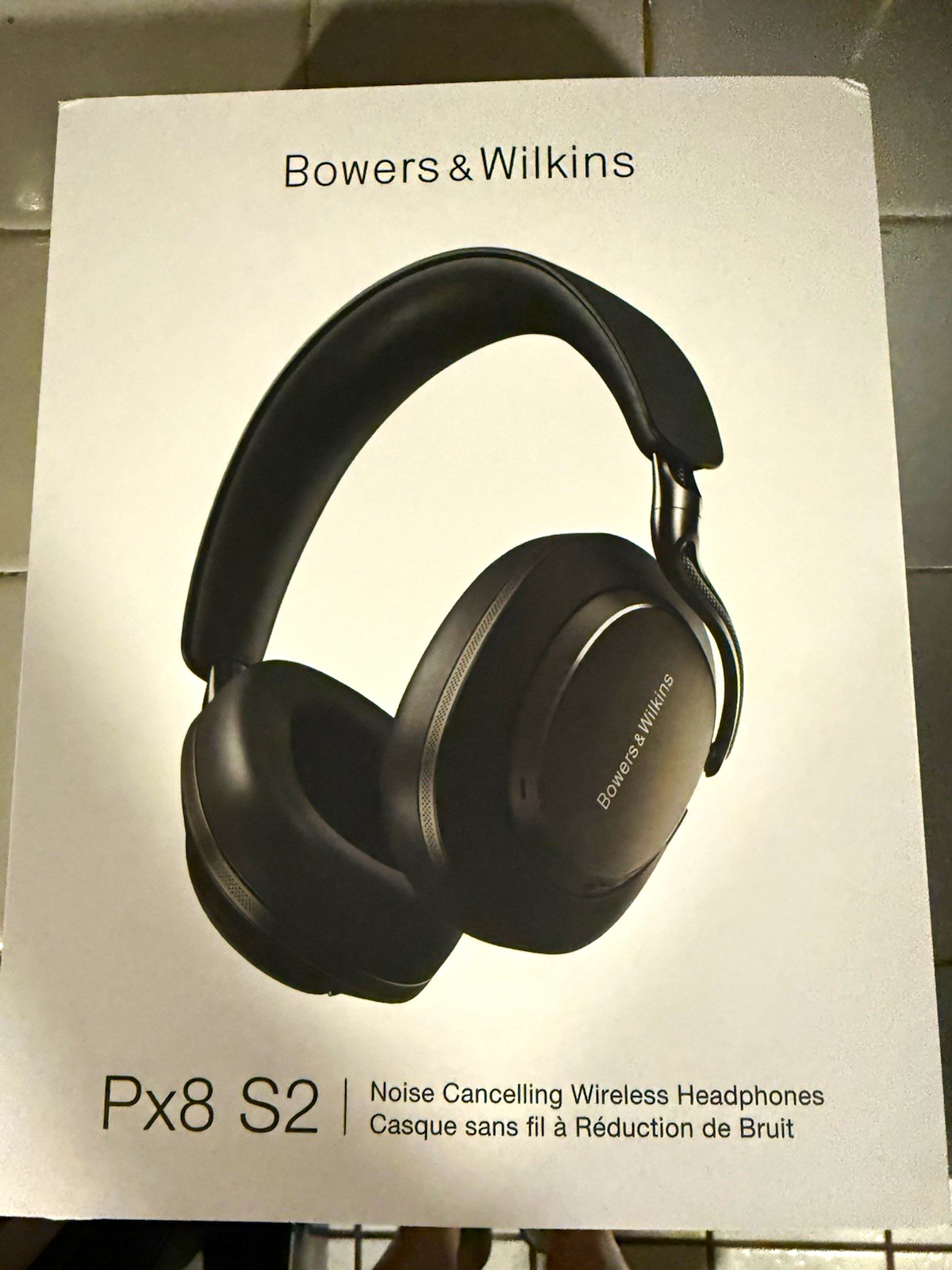 Bowers & Wilkins Px8 S2 Wireless Noise Cancelling Over-Ear Headphones Black