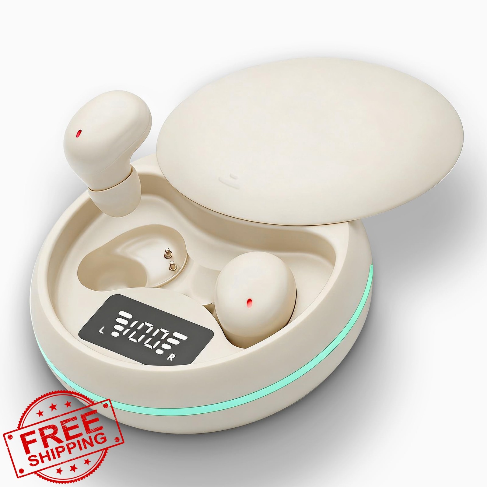 Medocis Sleep Earbuds Lunar White Bluetooth 5.4