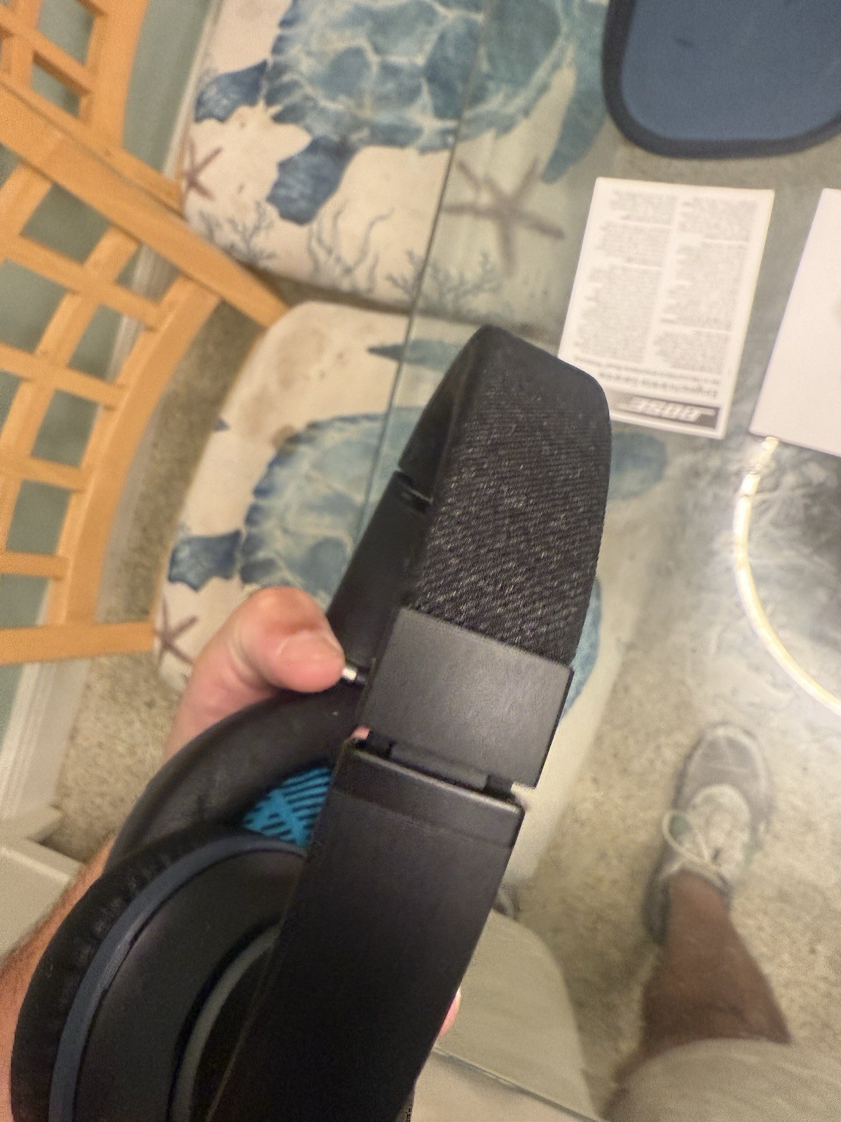 Bose QuietComfort 25 Acoustic Noise Cancelling Headphones Black with Case (A)