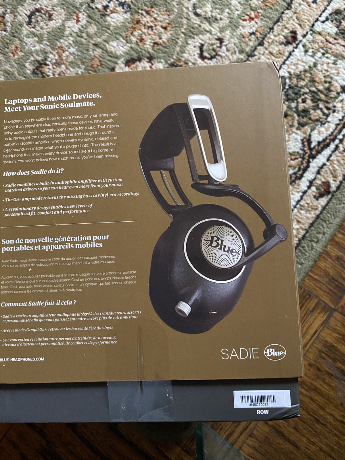 Blue SADIE Over-Ear Closed-Back Headphones – Hi-Fi/Studio, Built-in Amp