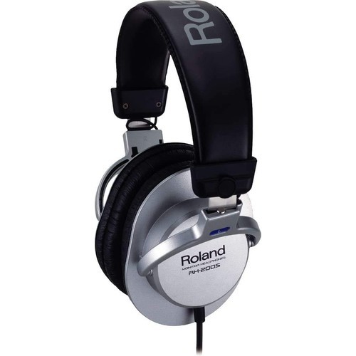 Roland RH-200S Monitor Headphones Silver 3.4m Cable Length Studio Monitoring
