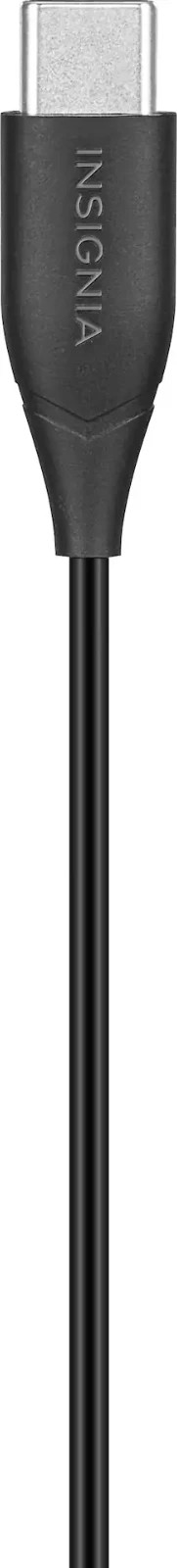 Insignia USB-C Wired Earbud Headphones – Black (NS-HPUSBC23)