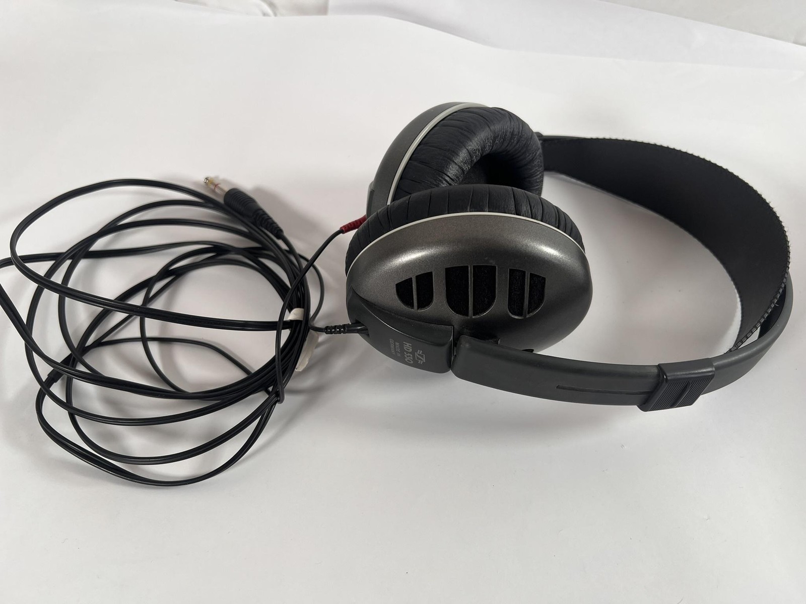 Vintage Sennheiser HD 530 Over-Ear Headphones Gray Open Back 1/4in Plug Germany
