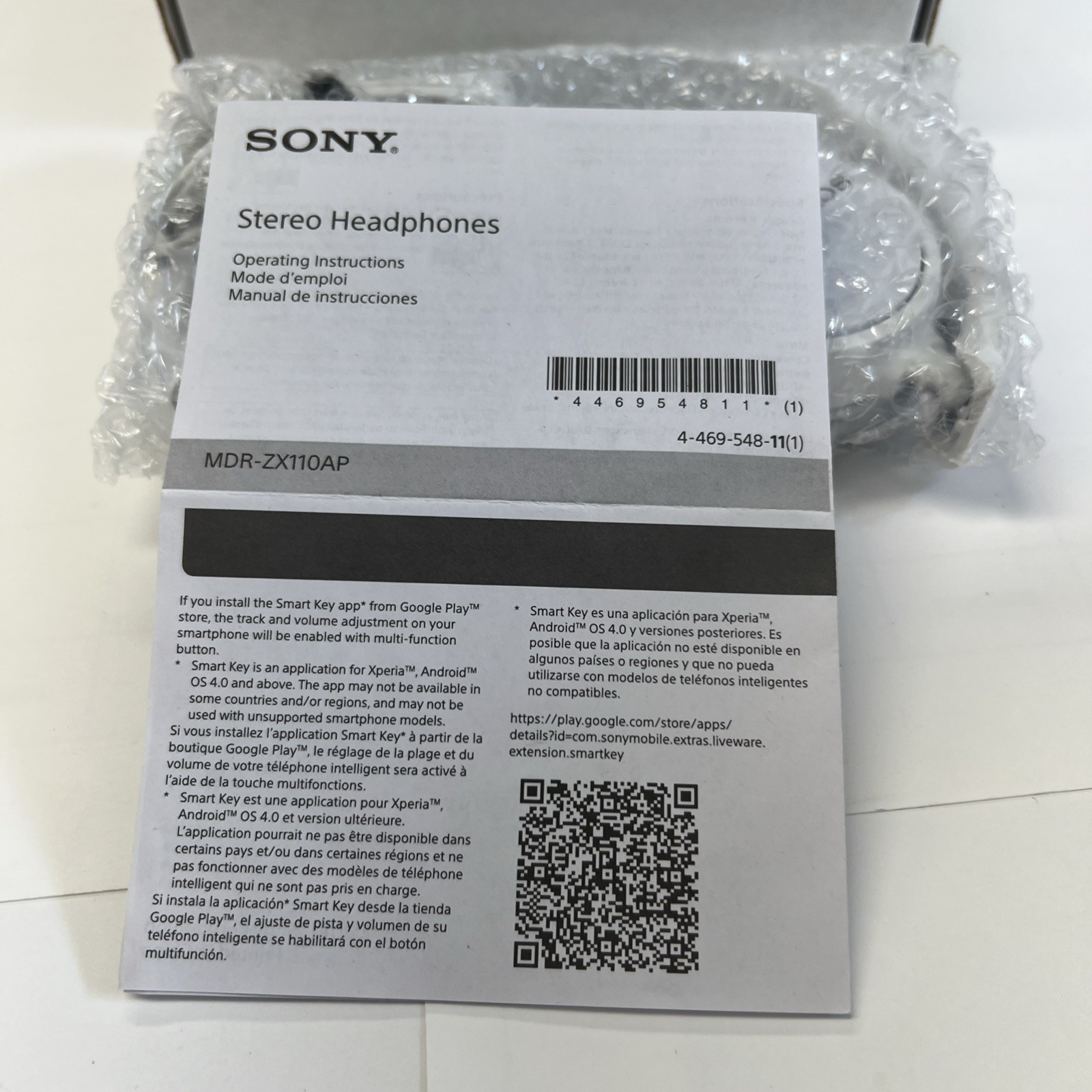 Sony MDR-ZX110 Ear-Pad (On the Ear) Headband Headphones – White