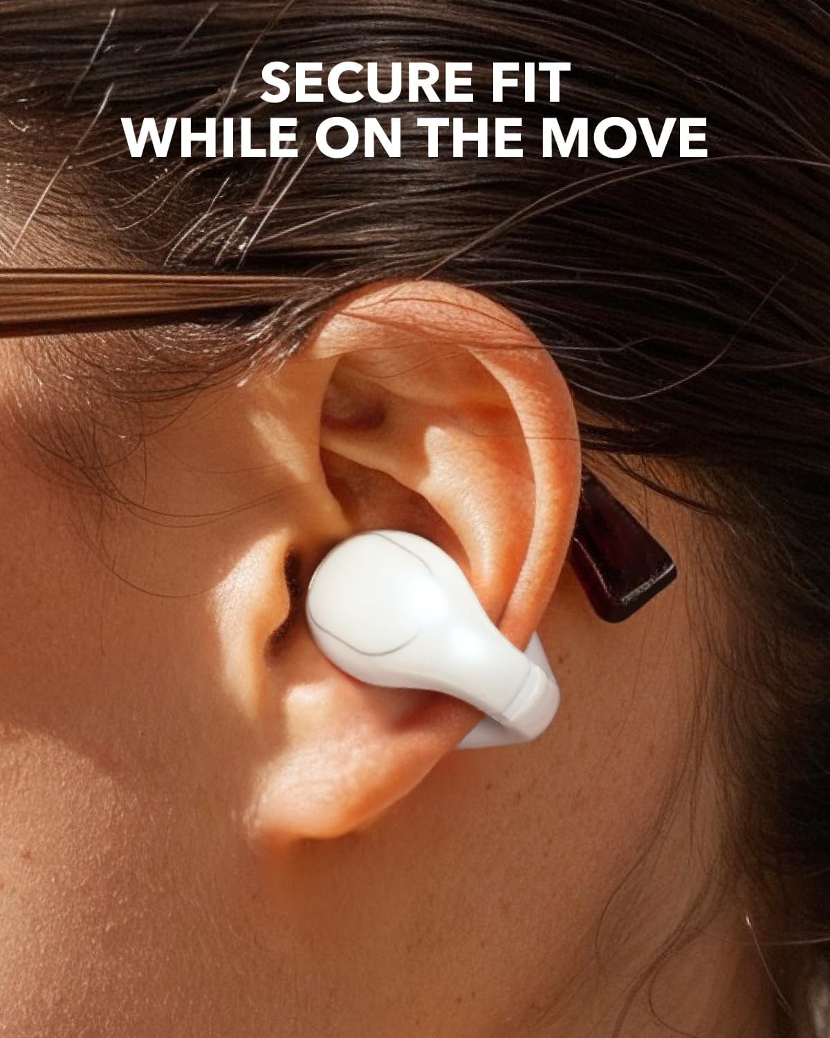 C30i by , Open-Ear Earbuds, Clip-On Headphones, Lightweight Comfort, Stable F…