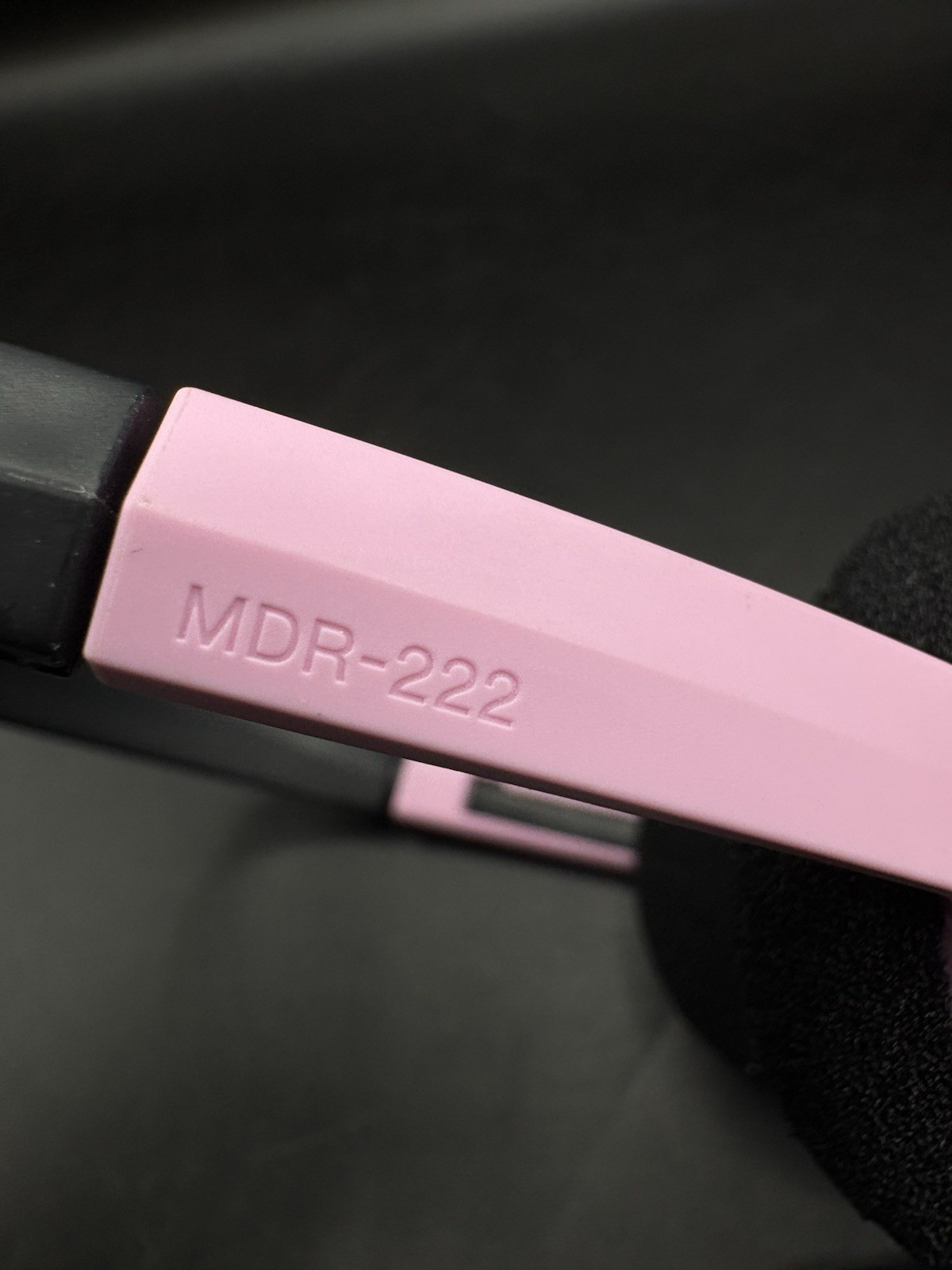 Tested and working Sony MDR-222 Headband Headphones Pink 3.5mm Jack