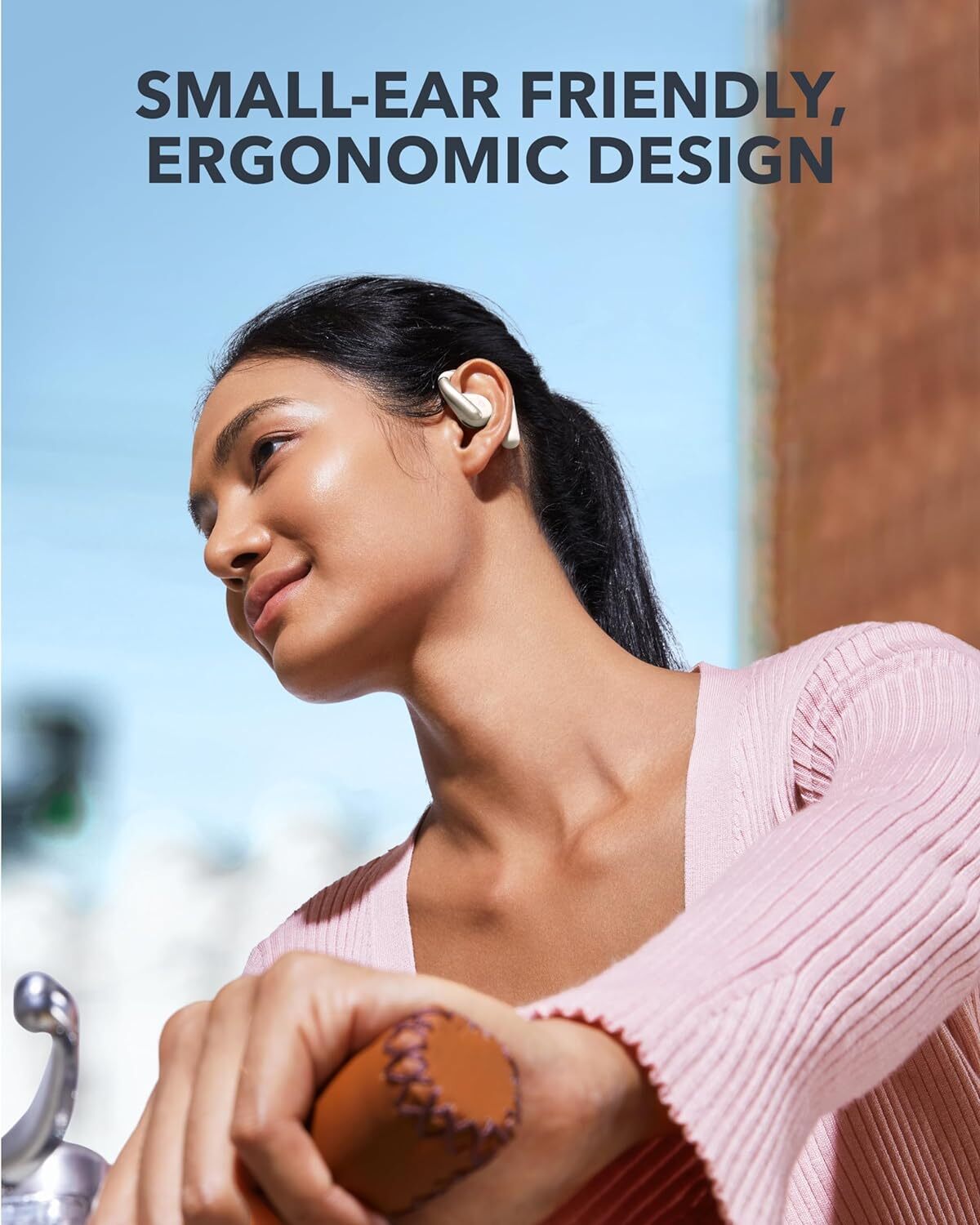 Soundcore AeroFit Open-Ear Headphones Ergonomic Ear Hook Wireless Earbuds|Refurb