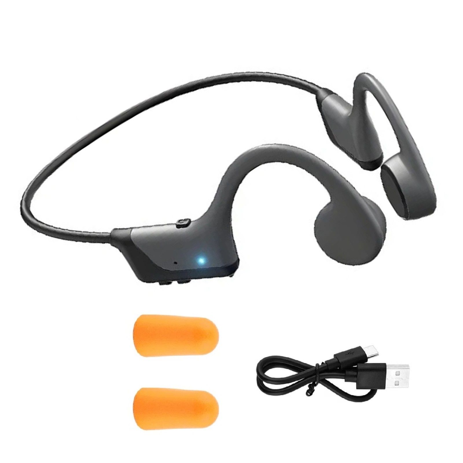Open Ear Bluetooth Headphones Bone Conduction 5.4 IPX5 Waterproof for Fitness