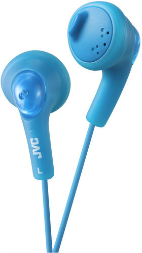 JVC HA-F160-A-K Gumy Earbud Headphones (Peppermint Blue) [New Headphone] Blue,