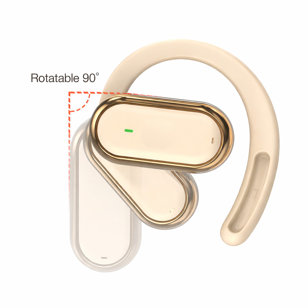 Open Ear Bluetooth 5.4 Headphones Wireless Earbuds For Sports Gym