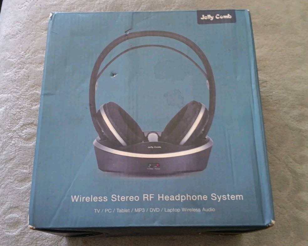 Jelly Comb Wireless Stereo Rf Headphone System