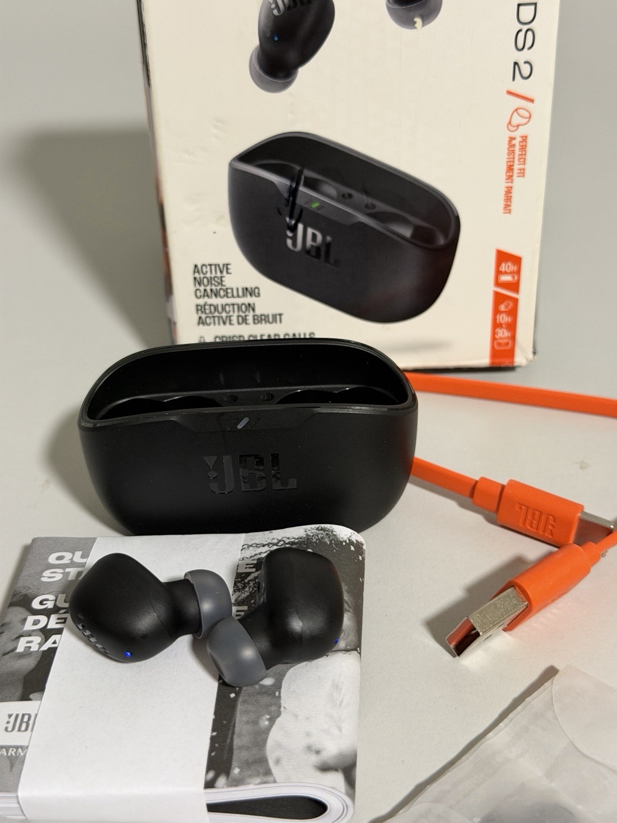 New JBL Vibe Buds 2 – True Wireless Noise Cancelling Earbuds Pure Bass Sound