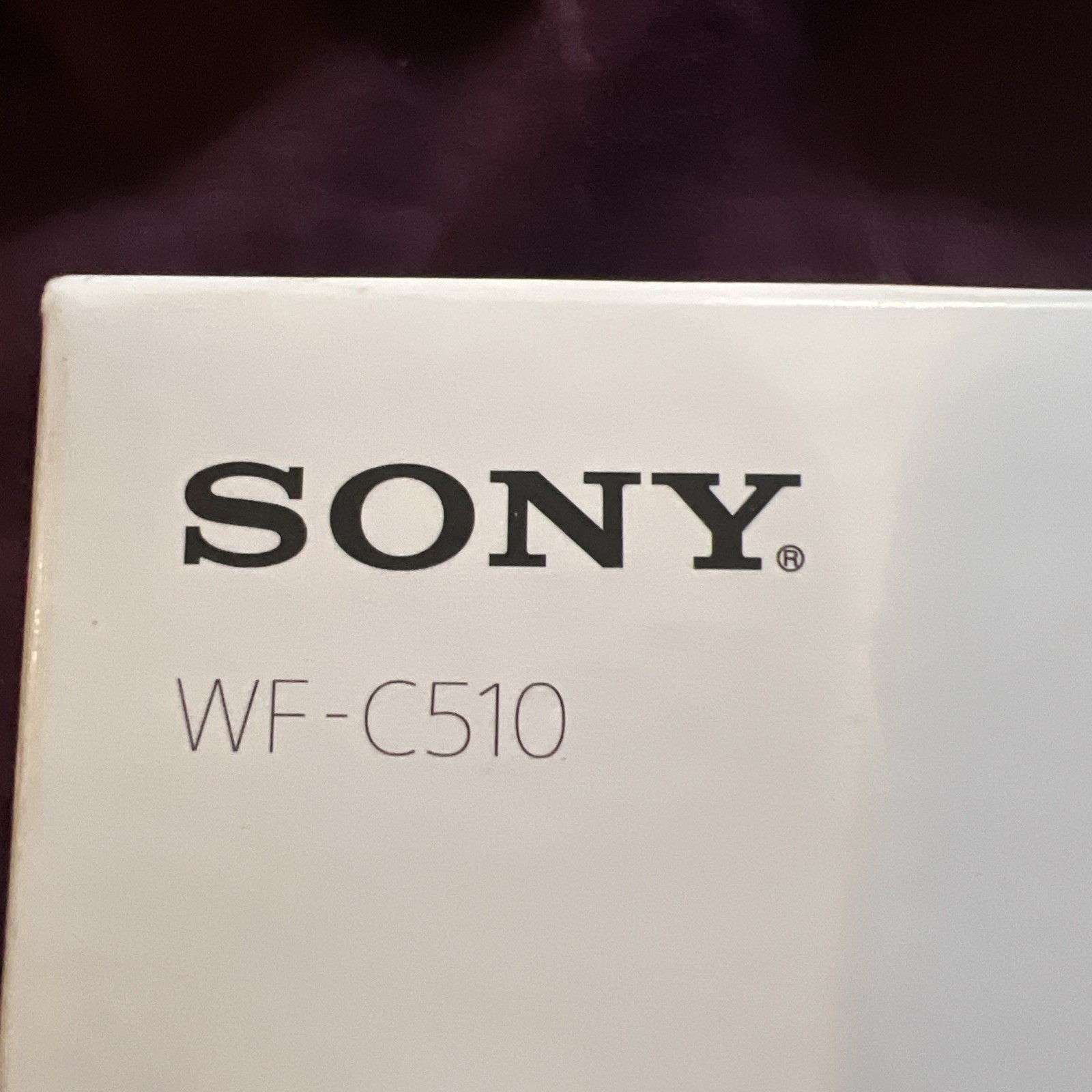 Sealed Genuine Sony WF C510 Truly Wireless Black Earbuds