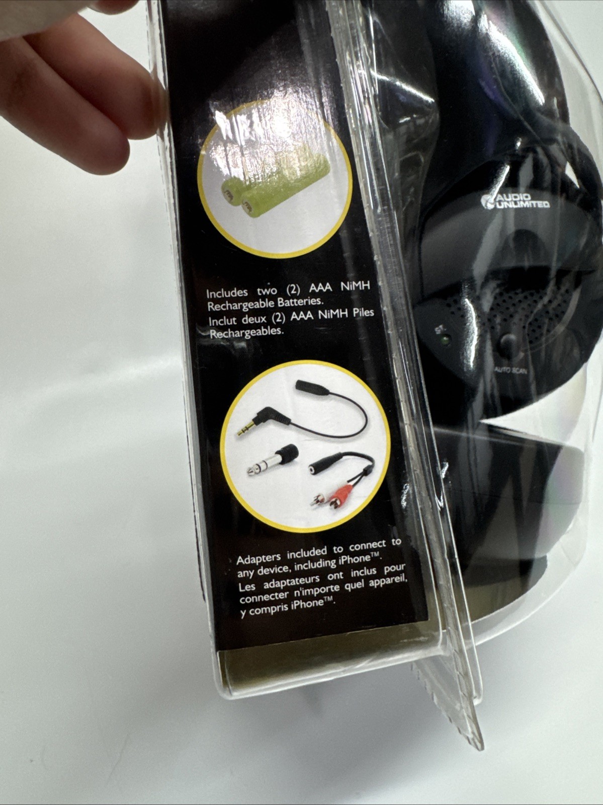 New Audio Unlimited 900MHz Wireless Stereo Headphones