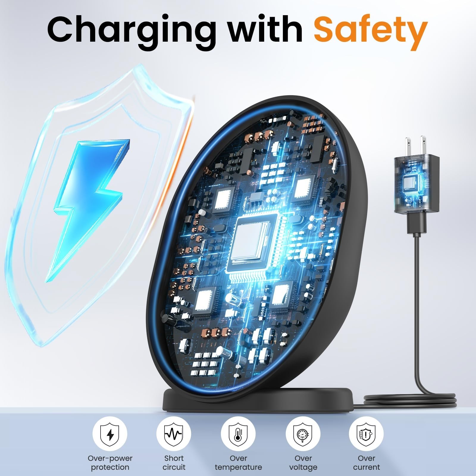 Wireless Charging Station for OpenRun Pro/Standard, 3.93ft Magnetic USB Dock & C