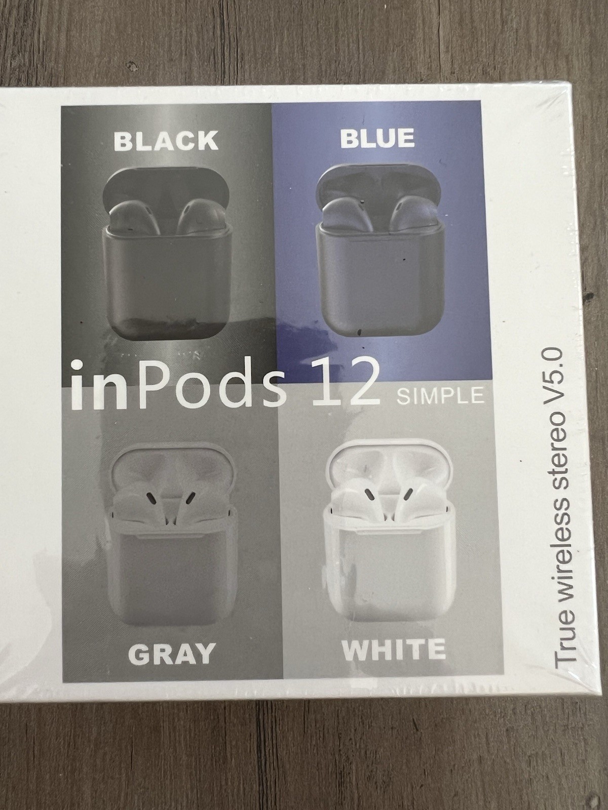 inPods 12 Wireless Stereo V5.0 Earbuds Brand New Sealed In Box
