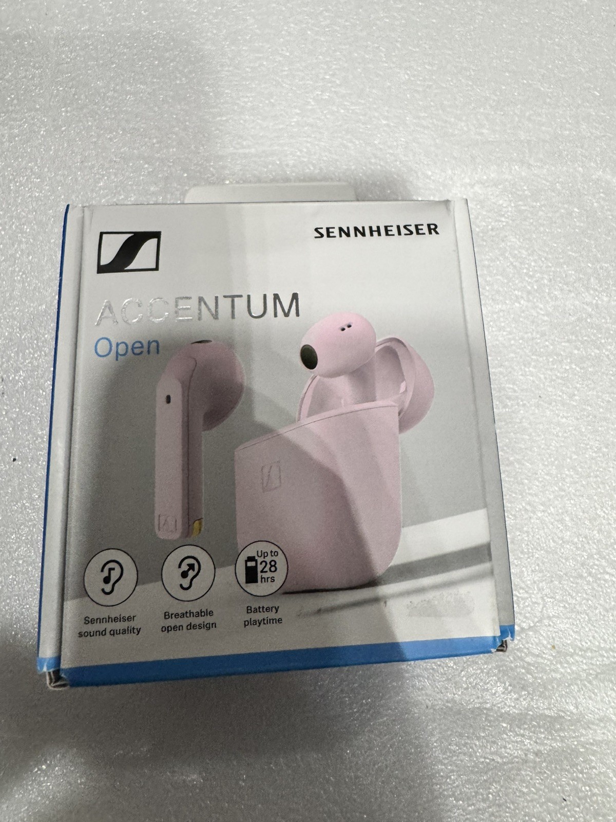 Sennheiser ACCENTUM Open Wireless Bluetooth Earbuds – Pink – OPEN BOX