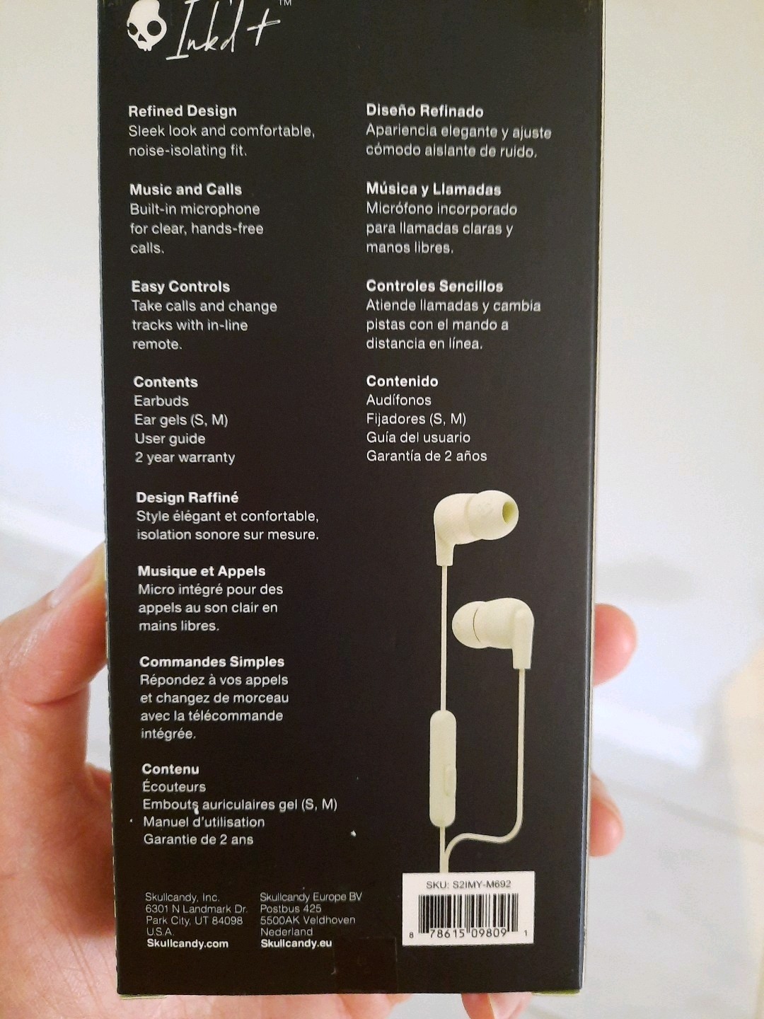 skullcandy, the original essential, Ink’D+wired in-ear headphones