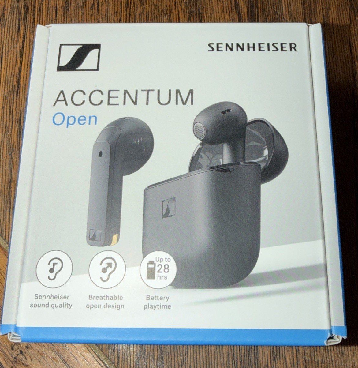 Sennheiser ACCENTUM Open Wireless Earbuds Bluetooth 5.3 IPX4 USB-C Black