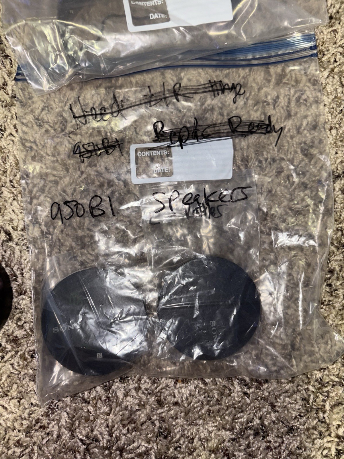Sony Headphones Lot, XB950B1/T Over-Ear, For Parts & Repair Only