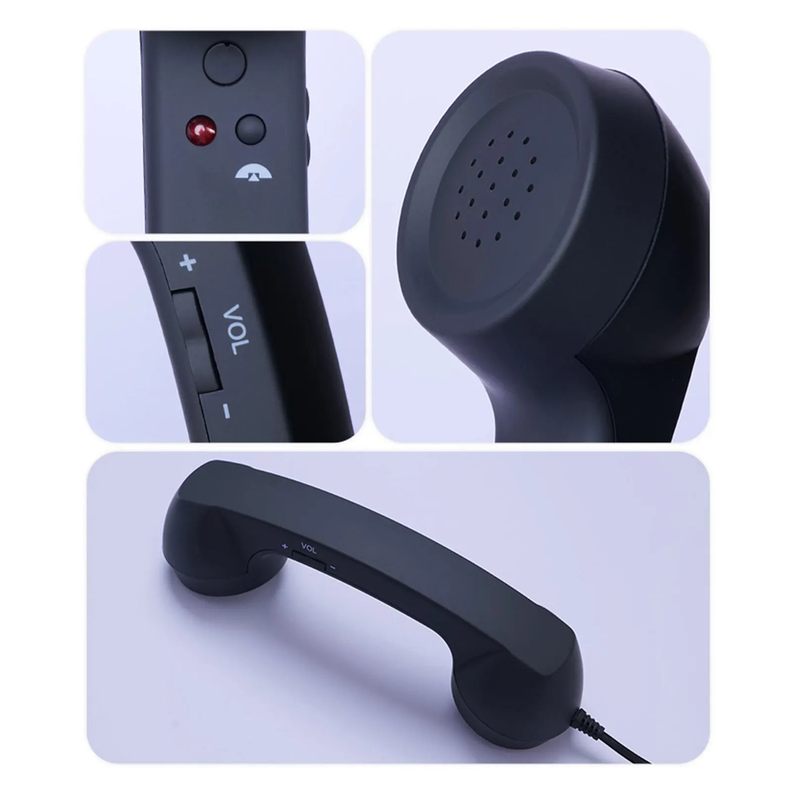 Wired Type-C Mobile Calls Telephones Receiver Antique Style Call Accessory Plug