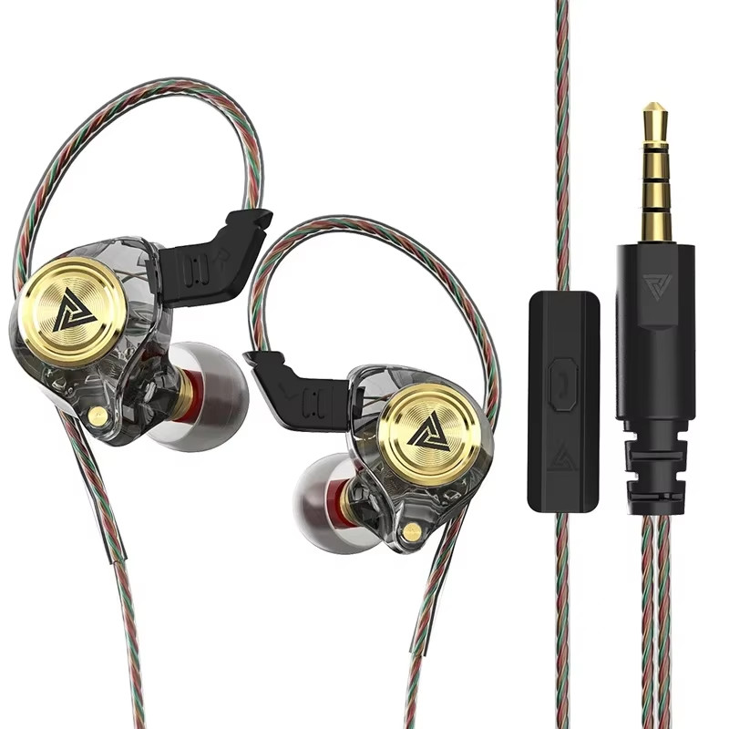 QKZ AK3 Wired Earphones HiFi Bass Headset with Microphone