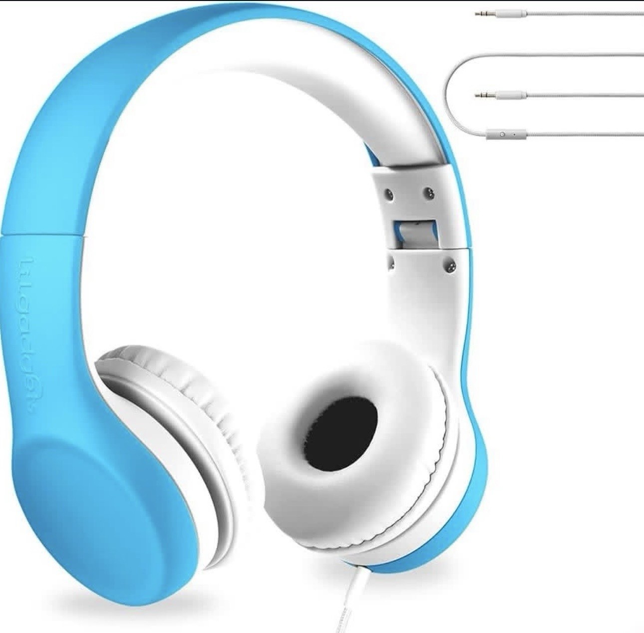 LilGadgets Connect+ Wired Headphones w/Microphone, Vol Limiting, Noise Reduction