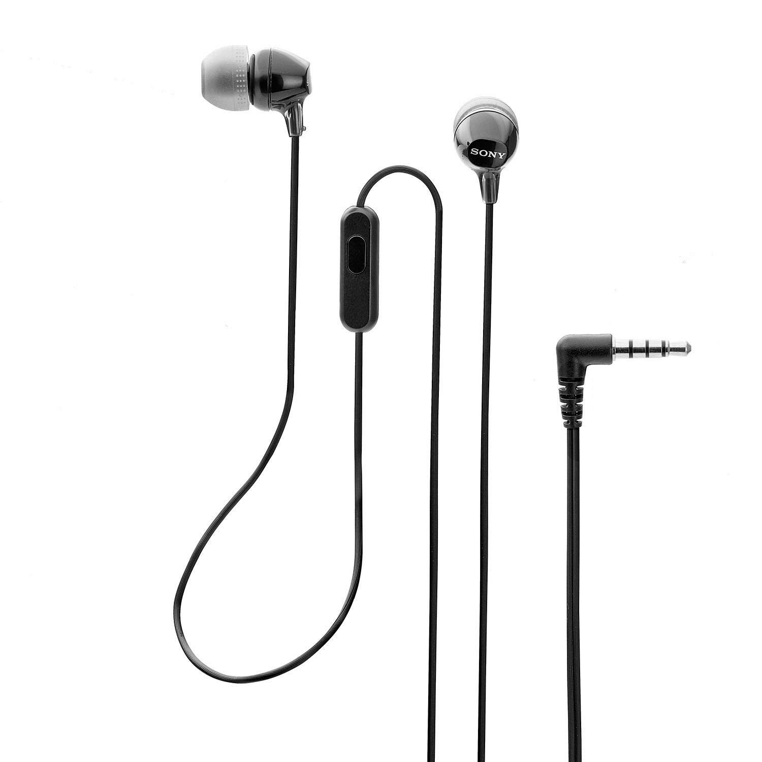 Sony MDR-EX14AP Wired in Ear Headphone with Mic (Blue & Black) PAIR ( 2 PIECES)