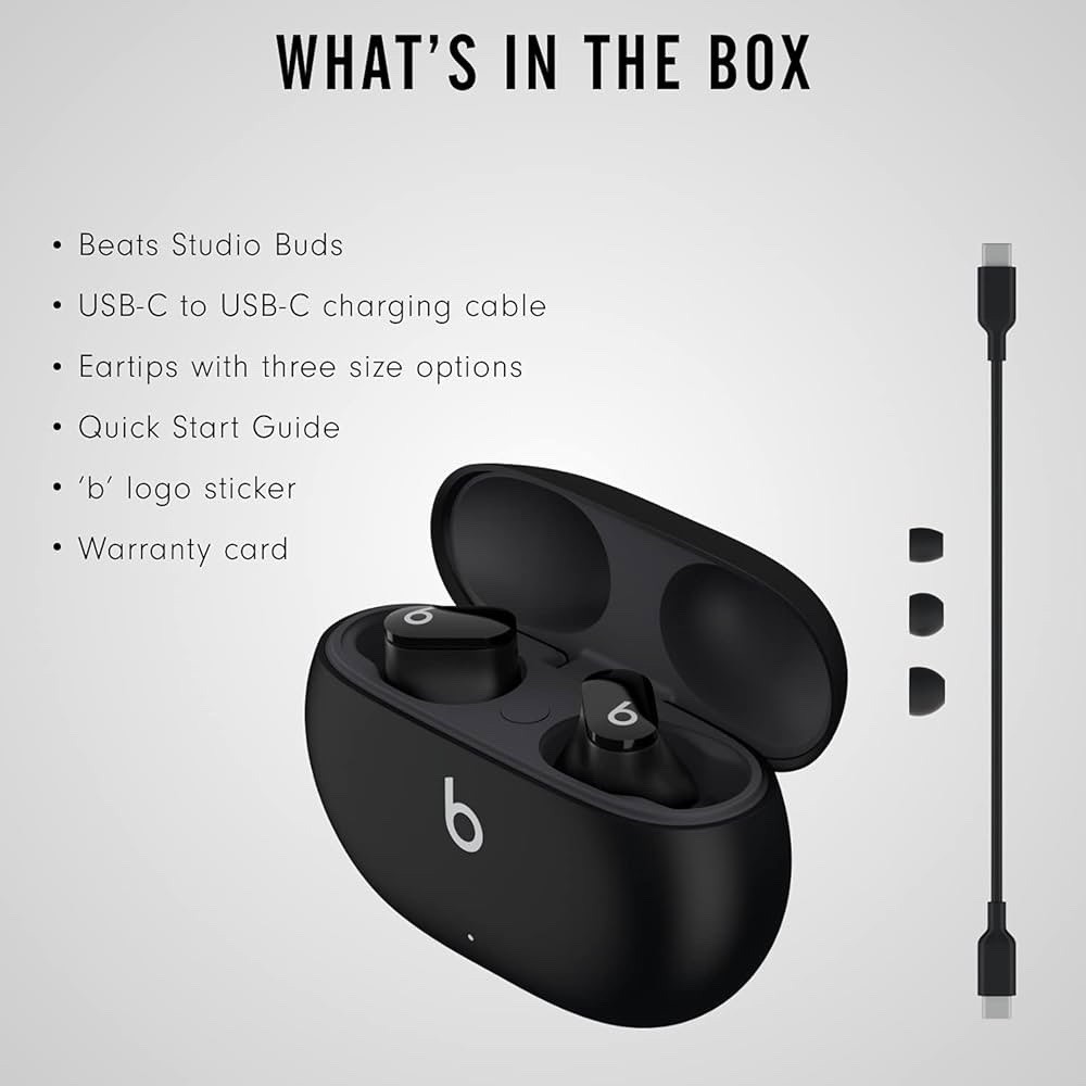 Brand New Beats Studio Buds by Dr. Dre Wireless In-Ear Headphones Black