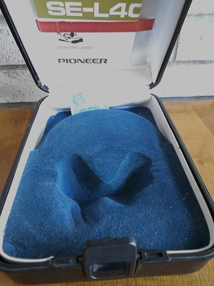 Pioneer SE-L40 headphones IN CASE vintage retro Fostex Focal Technics grouping