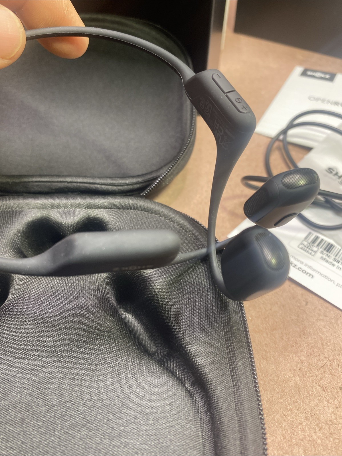 SHOKZ OPENRUN PRO Wireless Bluetooth Bone Conduction Headphones – Black S810