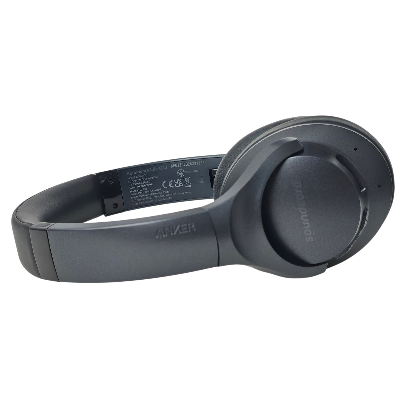 Anker Soundcore Life Q20 Hybrid Noise Canceling Wireless A3025C Headphones Black