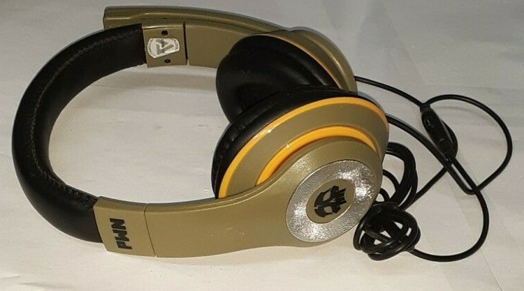 AUDIO COUNCIL PWN GAMING HEADSET HEADPHONES WITH BOOM MIC OLIVE GREEN uns nwop