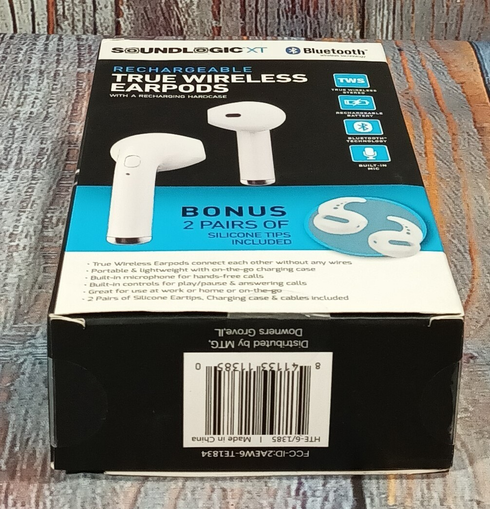 SoundLogicXT Rechargeable True Wireless Ear Pods – BRAND NEW