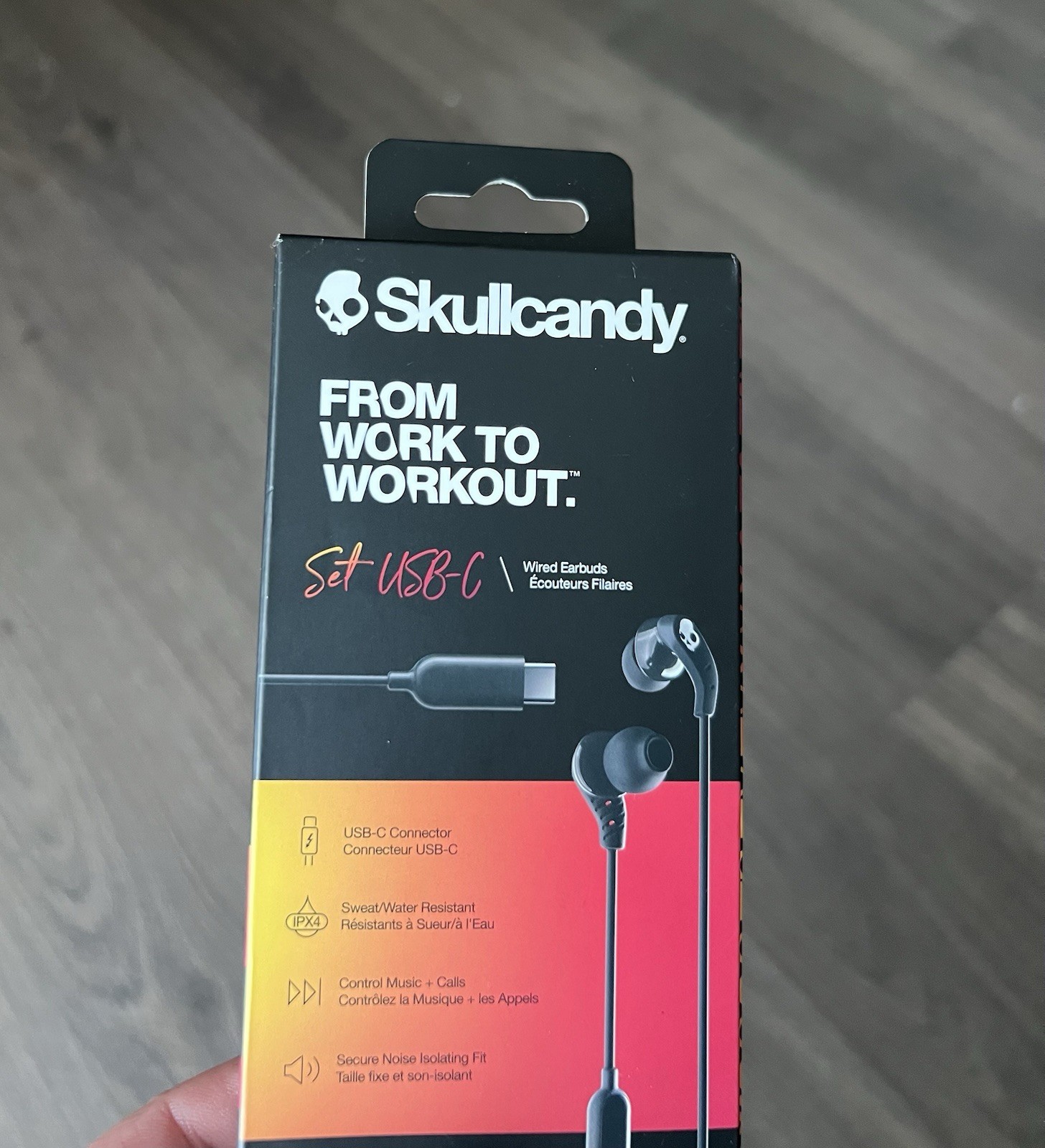 New Skullcandy Set USB-C Wired In-Ear Headphones – True Black (S2SXY-N740)
