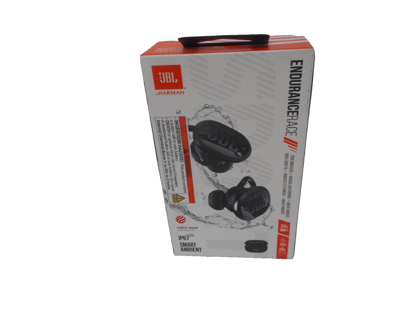 JBL Endurance Race TWS True Wireless In-Ear Sport Headphones – Black