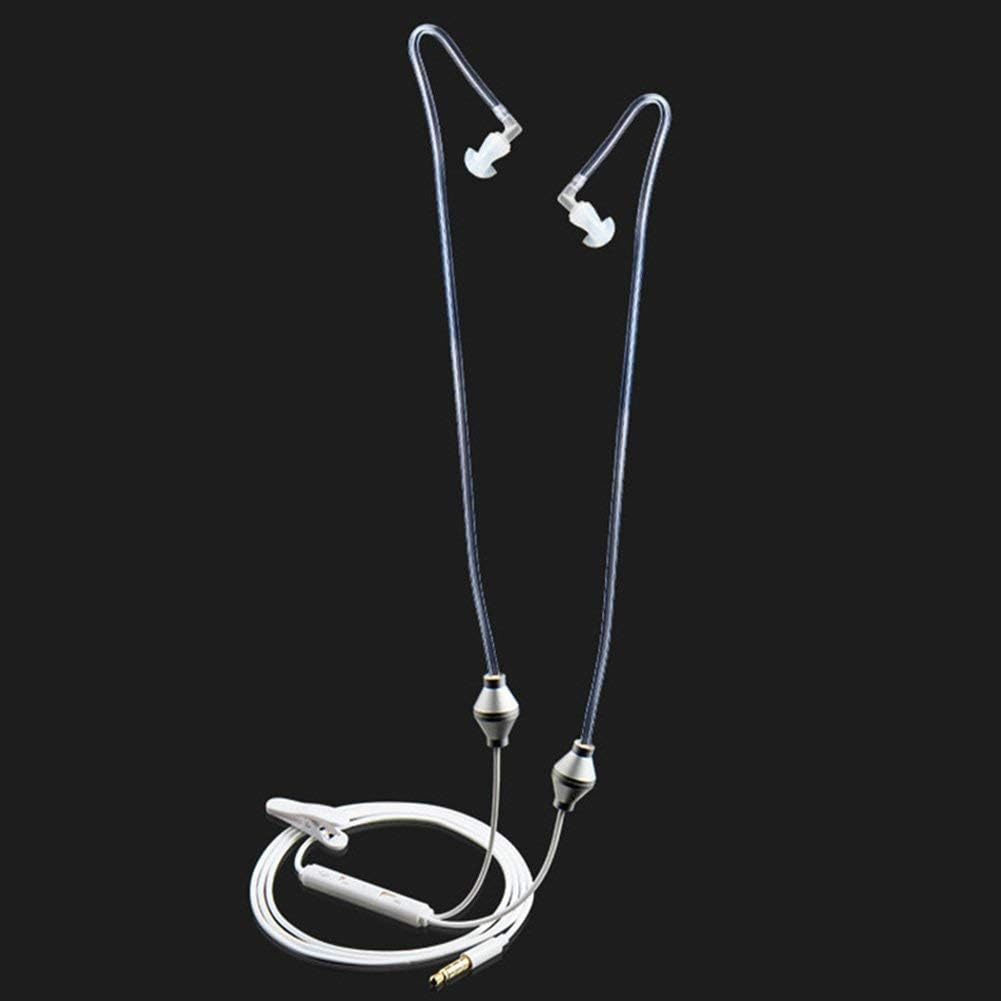 Istereo Ear Headphones,Air Tube Anti-Radiation Headsets Earphone,In Ear Stereo N