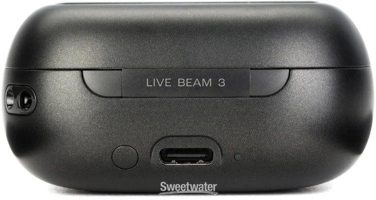 JBL Live Beam 3 Noise-canceling True Wireless Earbuds – Black