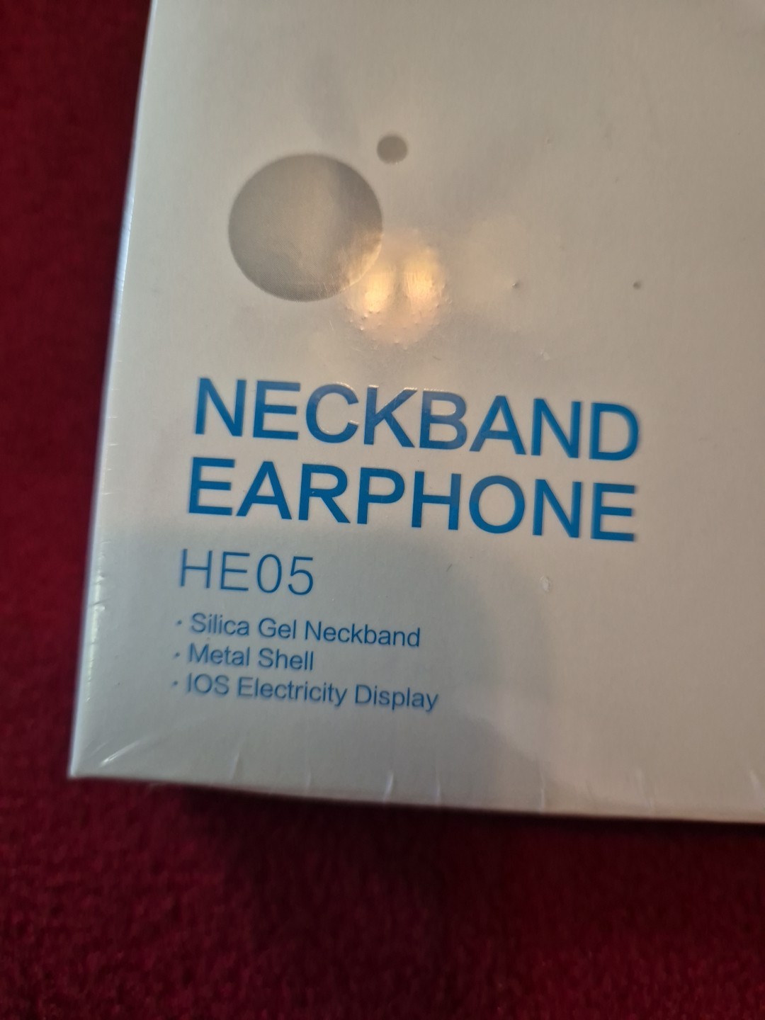Lenovo Neckband Earphones HE05 New In Box Sealed