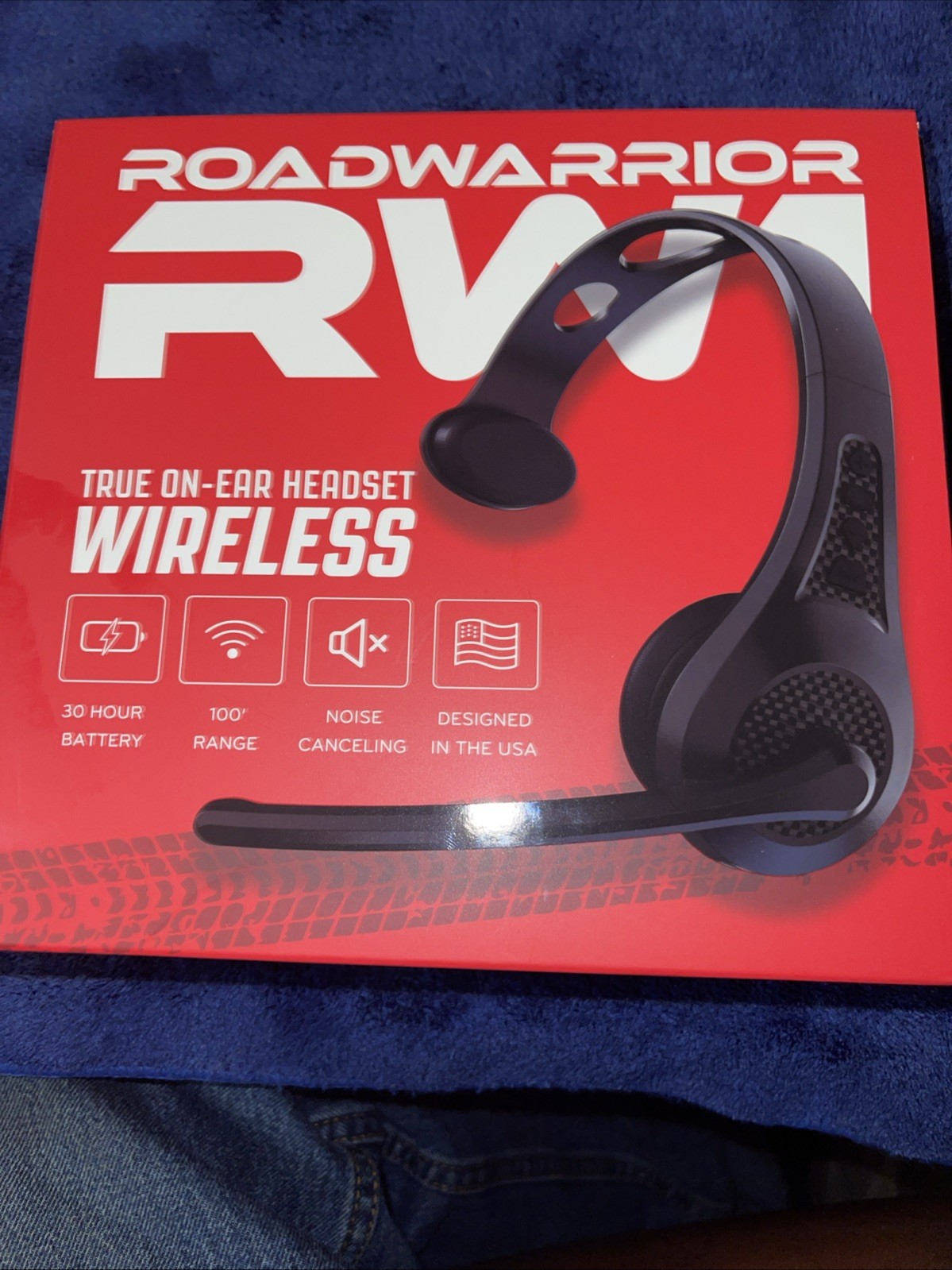 RW1 Trucker Bluetooth Headset – ENC Mic, 100ft Wireless Range, IP54 Water Res…