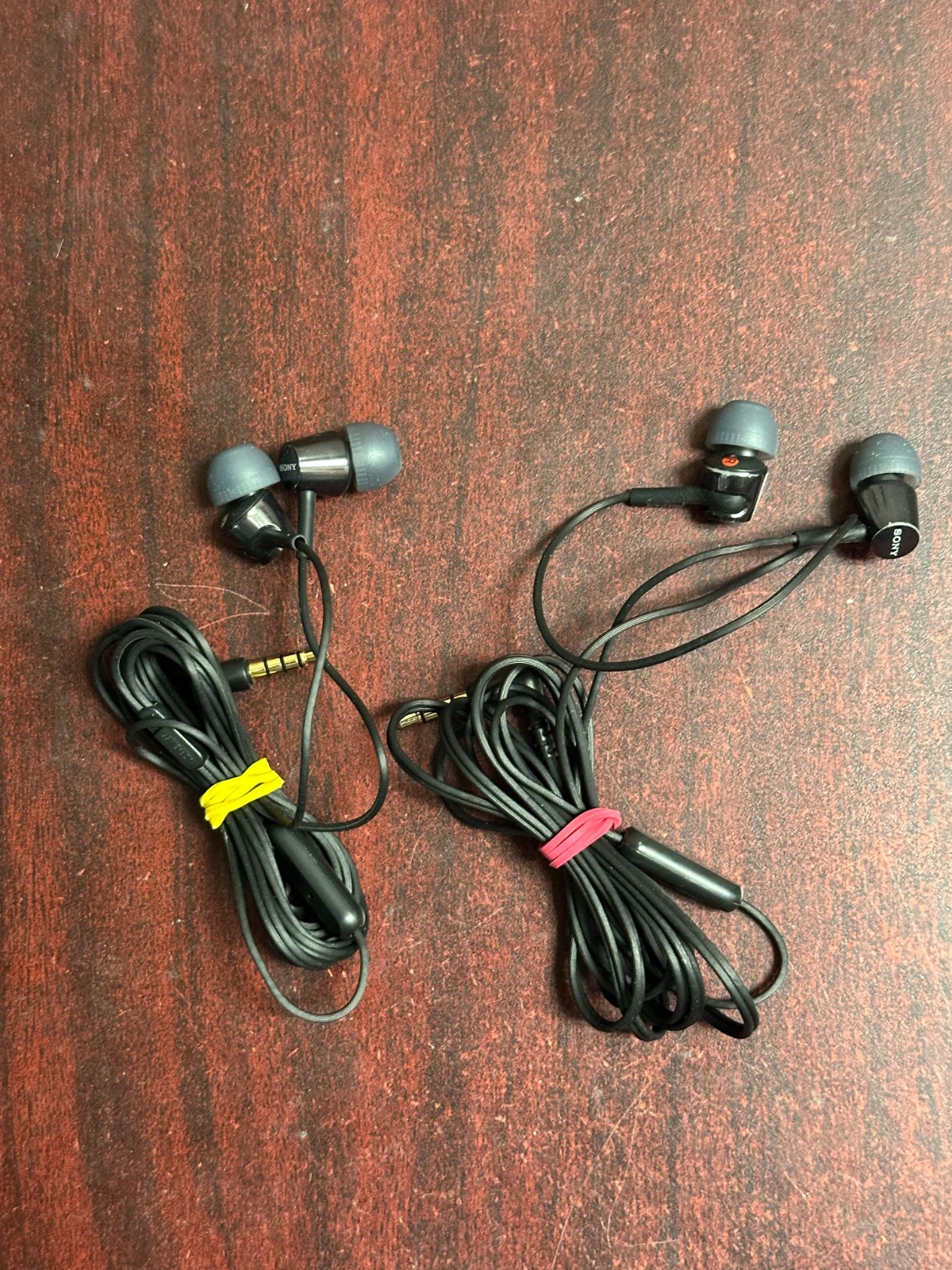 (2-Pk) SONY Original MDR-EX155AP Earbuds Headphones Microphone MDREX155AP BLACK