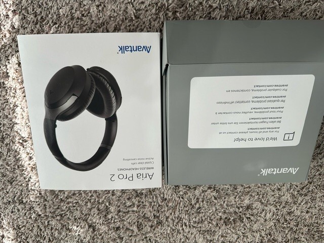 Avantree Aria – Bluetooth Headphones & Wireless Headset with Mic & Noise Cancel
