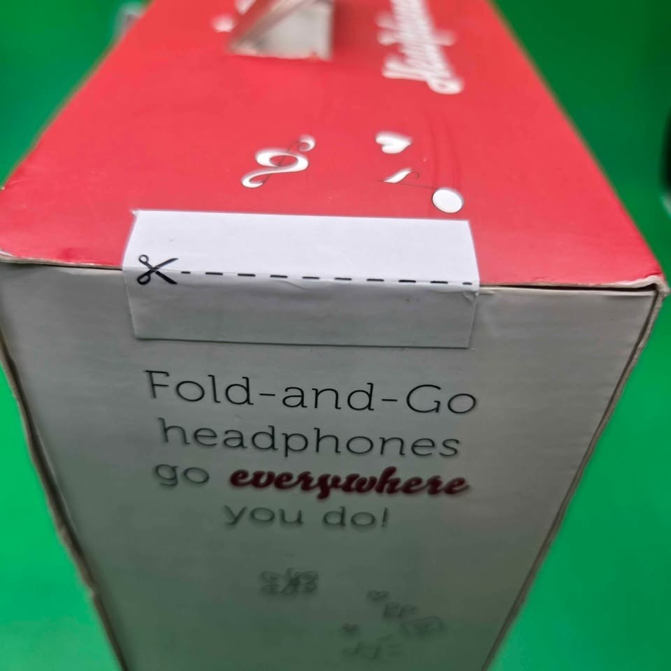NIB Tonies Kids Headphones Red Fold-and-Go Safe Listening 3+ [71]