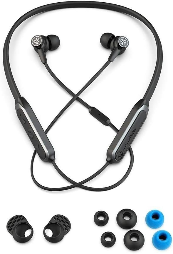 Jlab EPIC ANC WIRELESS In-Ear Neckband Earphone Black – Used- Short battery life