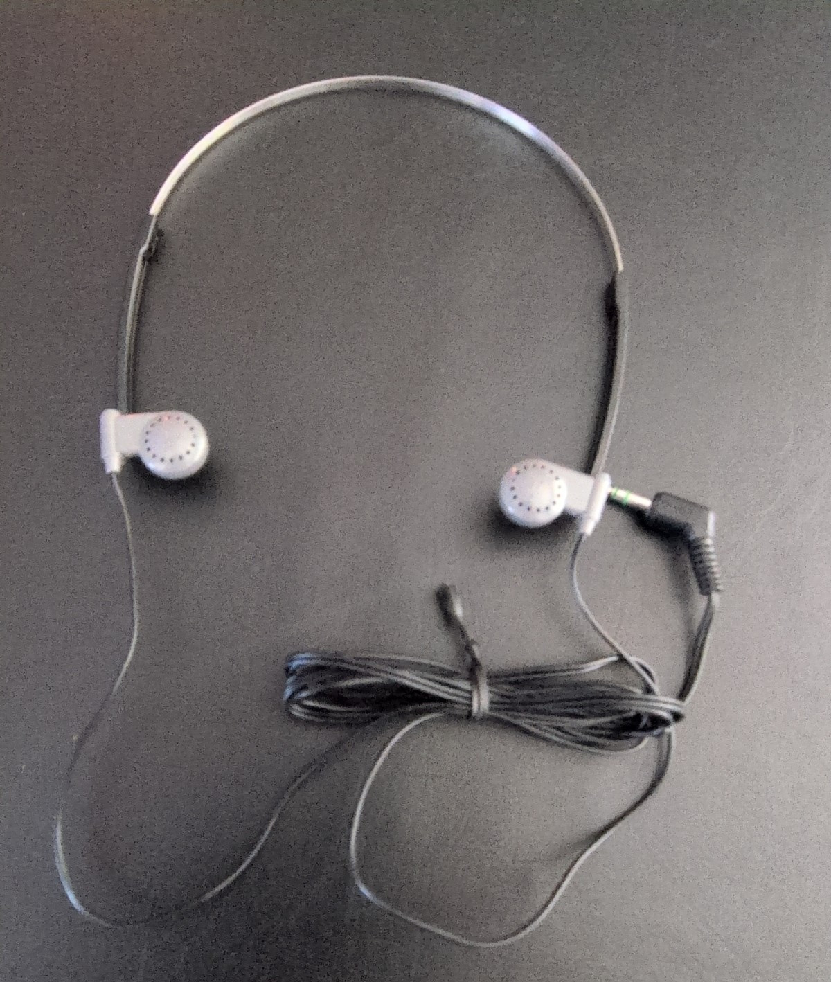 Vintage Sony Walkman MDR-W10 Headphones Metal Headband Black TESTED & WORKING