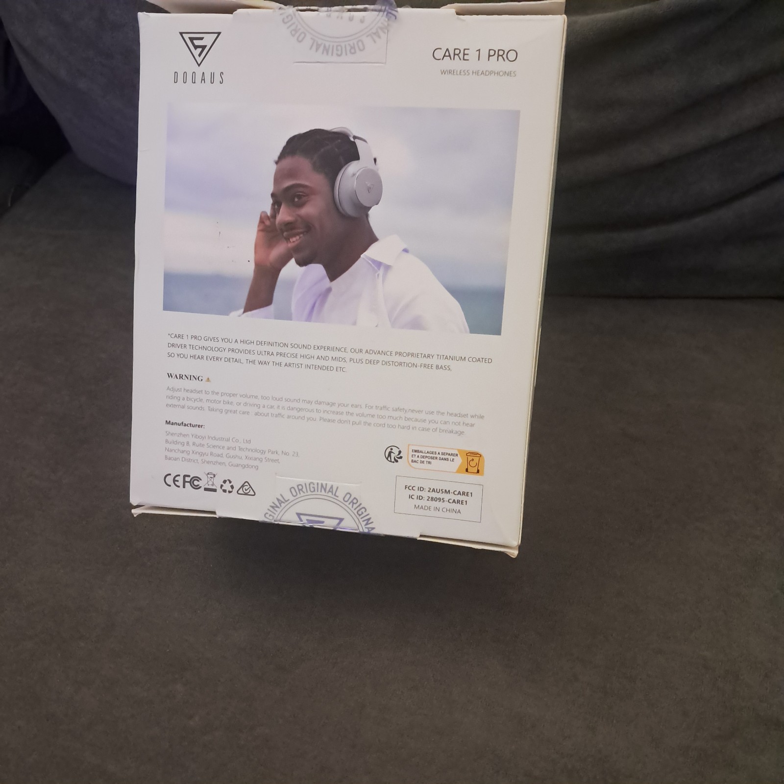 DOQAUS Bluetooth Headphones over Ear**Open Box Special
