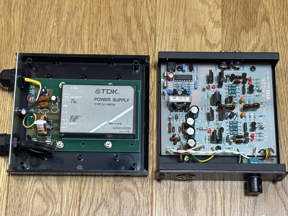 STAX SRM-222 AIRBOW SR SC-1 Earspeakers & Driver Unit w/ Power Supply MG01 3.0